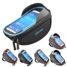 High Quality Wholesale Waterproof Mobile Phone Bag Bicycle Stand Touch Screen Tube Bicycle Bag